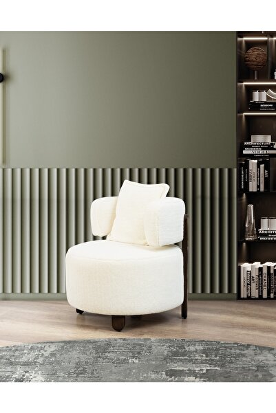 Deby Teddy Ahşap Berjer