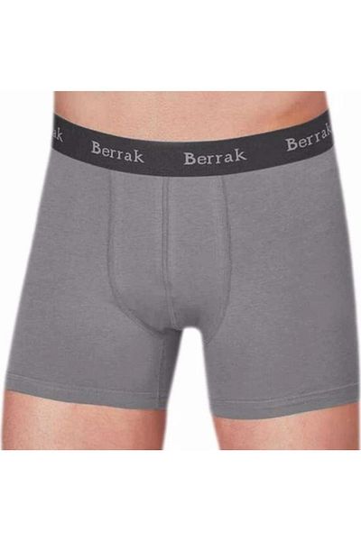 Berrak Ανδρικό 3" Grey Lycra Modal Boxer 4476