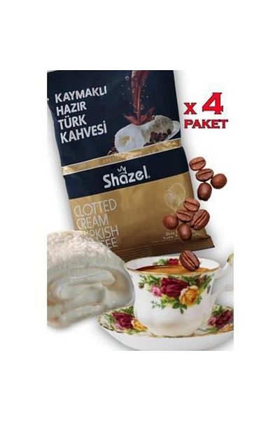 Shazel Instant Turkish Coffee with Kaymak 100 Gr