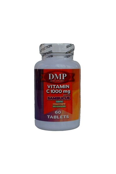 DMP Vitamin C Sambucus 1000mg 60 Tablets Vitamin C