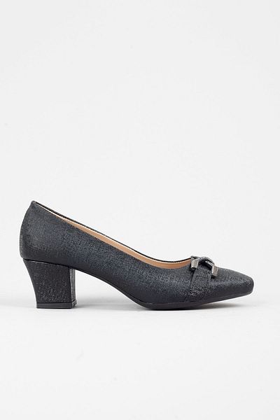 Adım Adım Women's Black Classic Heeled Shoes