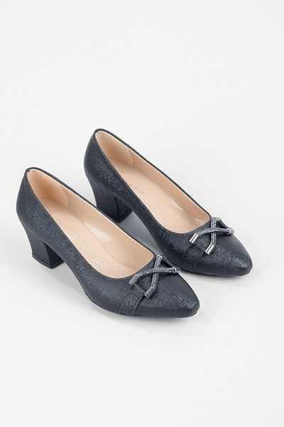 Adım Adım Women's Black Classic Heeled Shoes