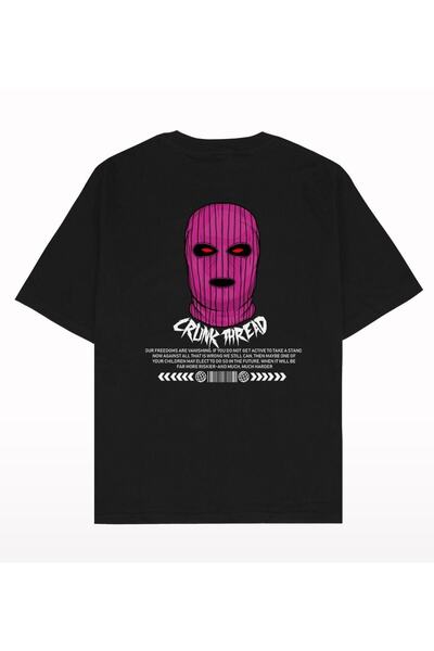 Benisengiydir Γυναικείο μπλουζάκι με λαιμόκοψη με στάμπα σε μαύρο χρώμα