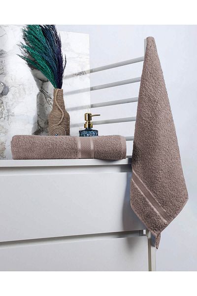 Mira Home 100% βαμβακερό 2 τεμάχια γυναικείο/ανδρικό σετ πετσετών μπάνιου ντους 90x150 cm