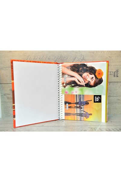stüdyo mustafa fotoğraf & digital baskı 2010 Nostalgia 20 Sheets Magnetic Photo Album with Gray Teddy Bear