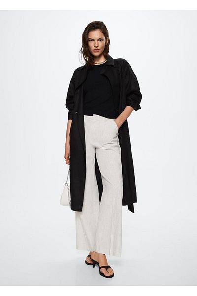 MANGO Woman Round Neck Basic T-Shirt