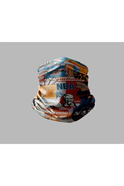 Buffalo Biker Buff Mask Neck Collar Outdoor Neck Collar Unisex Bandana Pack of 5