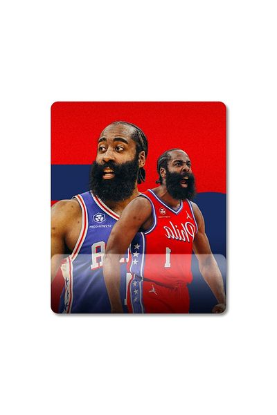 Pixxa جيمس هاردن - فيلادلفيا 76ers - لوحة ماوس بمساعدة المعصم من Nba موديل - 2
