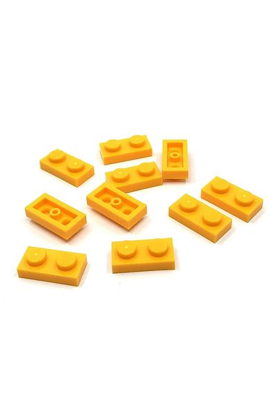 LEGO Original Moc Custom Accessory Creator Plate Flat Brick Light Orange 8 Pieces to Send