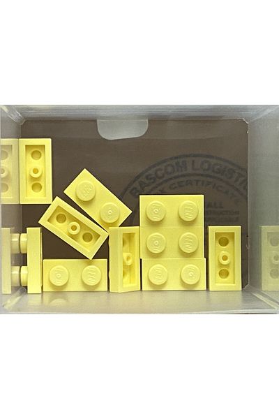 LEGO Original Moc Custom Accessory Creator Plate Flat Brick Light Yellow 8 Pieces Will Be Sent