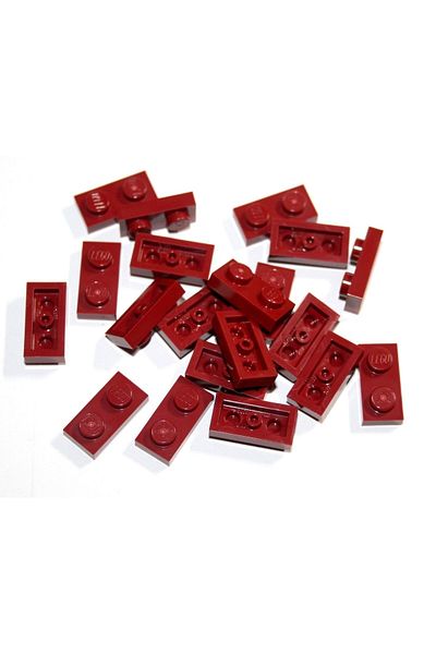 LEGO Original Moc Custom Accessory Creator Plate Flat Brick Claret Red 8 Pieces Will Be Sent