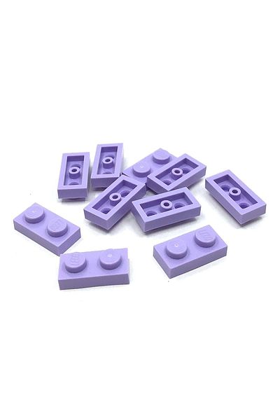 LEGO Original Moc Custom Accessory Creator Plate 1 X 2 Flat Brick Lilac 8 Pieces to Ship