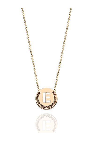 Quyumcu 14 Ayar Altın E Harf Kolye