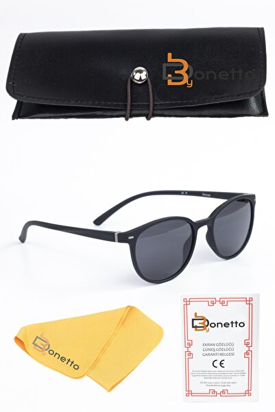 By Donetto Black Bone Unisex Sunglasses
