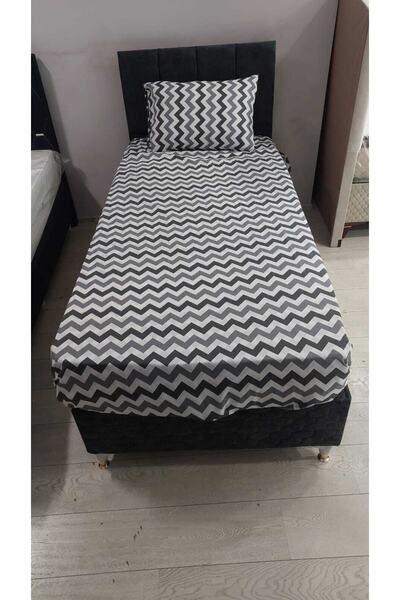 TEKSTİLCİ Fitted Sheet Set Single + 1 Pillow Case