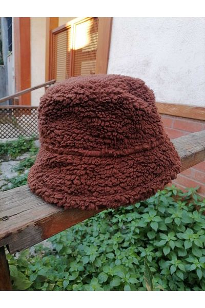 Shopiolog Women's Plush Bucket Hat
