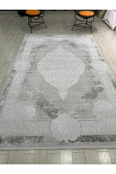 SEYRAN HALI Yeşil Gri Göbekli Halı