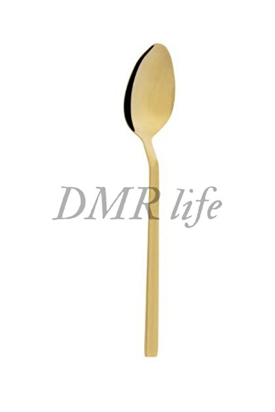 DMR LİFE Diamond Model Gold 6-Piece Tea Spoon