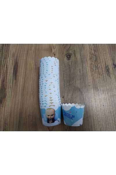 ECE PARTİ Boss Baby Themed Cupcake Mold 25 Pieces