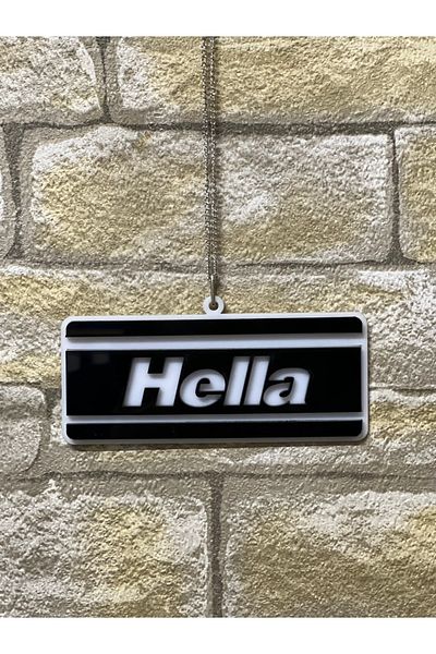 Carub Hella Auto Mirror Car Ornament Pleated Seat Mirror Ornament