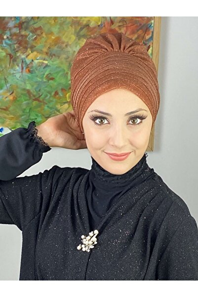 BUTİKAMBAR Topkapı Simli Açık Bakır Çapraz Drapeli Dış Bone