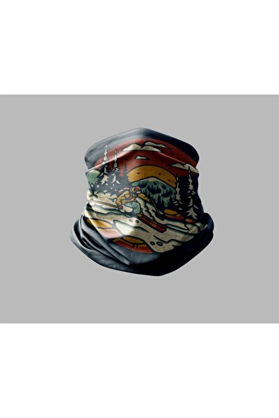 Buffalo Ski & Mountain Designed Biker Buff Mask Outdoor Neck Collar Unisex Ba...