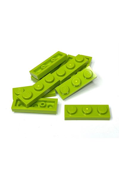 LEGO Original Moc Custom Accessory Creator Plate 1 X 3 Flat Brick Pistachio Green 6 Pieces Will Be Sent