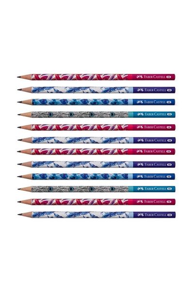 Faber-Castell Yayınları Faber Peacock Round Pencil 12 Pack