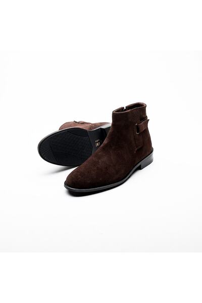İBAY Well Erkek Kahve Hakiki Süet Deri Bot