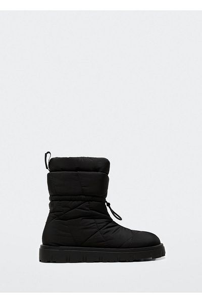 MANGO Woman Gesteppte Stiefel mit dicker Sohle