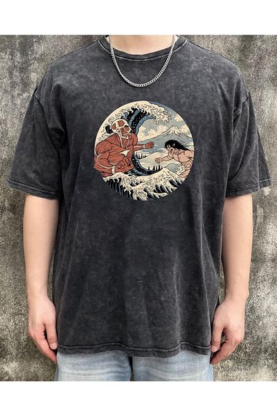 Touz Πλένεται Attack On Titan Art Unisex Vintage T-shirt