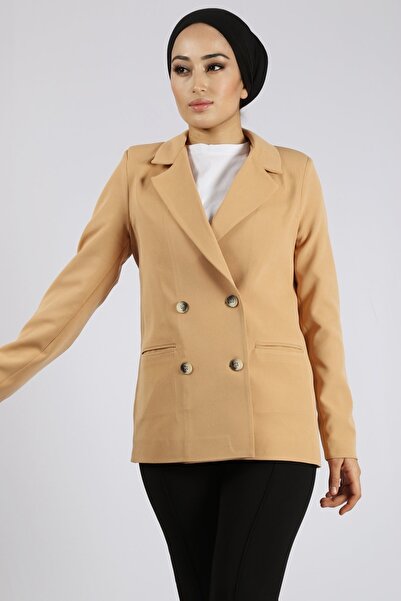 HAKKE Zara Fleto Cepli Sivri Yaka Ceket