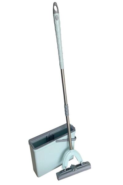 Spin Mop Mavi Sünger Mop-pva Mop Temizlik Seti Yedeksiz