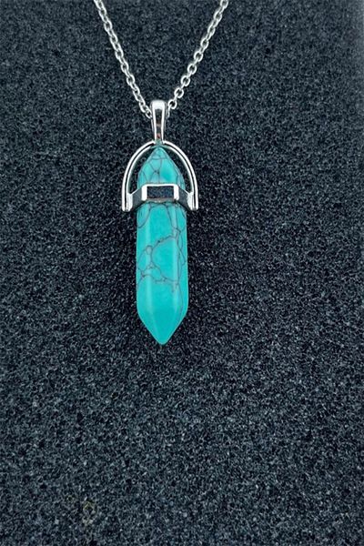 NehirTaş Certified Natural Stone Nail Necklace