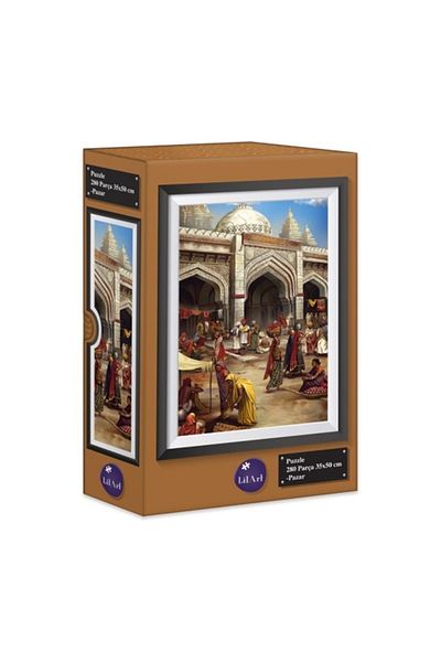 MERKEZ OYUNCAK لغز ليلارت 280 قطعة: سوق 35x50 لابي0027