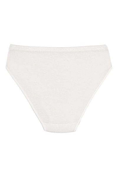 YILDIZ 12 Pieces Bamboo Bikini Panties Ecru 3957