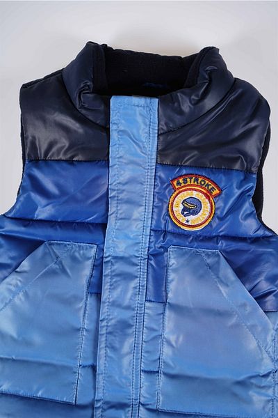 MİNİKO KİDS Baby Boy Inflatable Vest with Fleece Inside