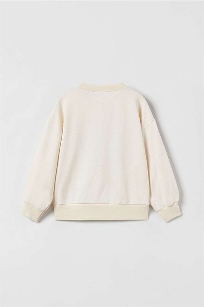 MİNİKO KİDS Unisex Snoopy Model Crew Neck Ribbed Sweatshirt