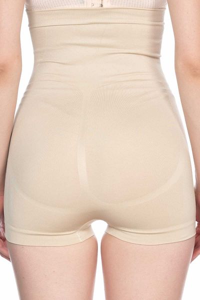 by İGP Women's Skin Color Seamless High Waist Maternity Short Leg Boxer Corset
