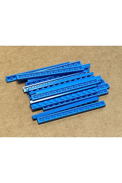 LEGO Original Moc Custom Accessory Creator Plate 1 X 12 Flat Tall Brick Dark Azure 4 Pieces Will Be Sent