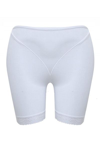 by İGP Corset cu susținere pentru chiloți cu dantelă albă pentru femei
