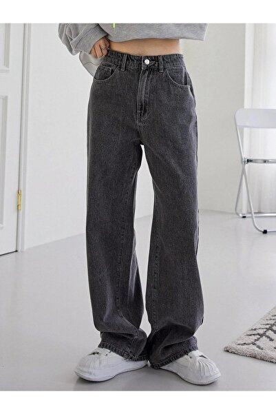 Ramrod Carolina Women's Non-Fading Smoked Wash High Waist Wide Leg Jeans Palazzo Jeans