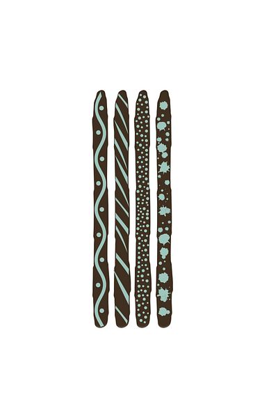 Dr. Gusto Gusto Decor Chocolate Long Stick