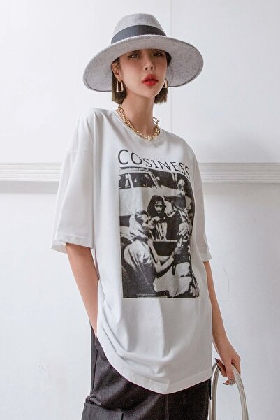 Keywest Ženska odjeća veće veličine, udobna, prednja strana Štampano Oversize...