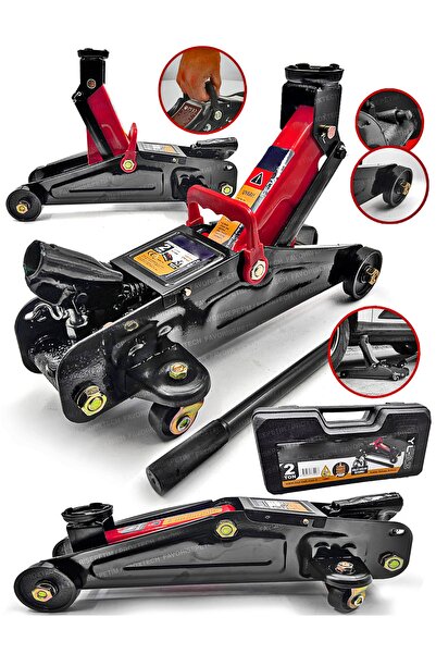 PROXTECH 2 Ton Profesyonel Yüksek Kalite 2 Ton Arabalı Tekerlekli Hidrolik Kr...