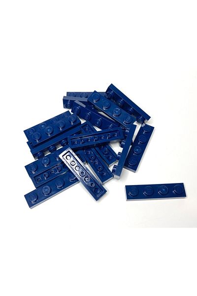 LEGO Original Moc Custom Accessory Creator Plate 1 X 4 Flat Brick Navy Blue 8 Pieces to Ship