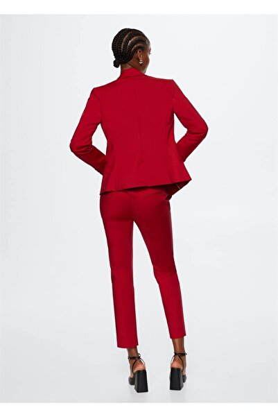 MANGO Woman Dar Kesim Kumaş Pantolon