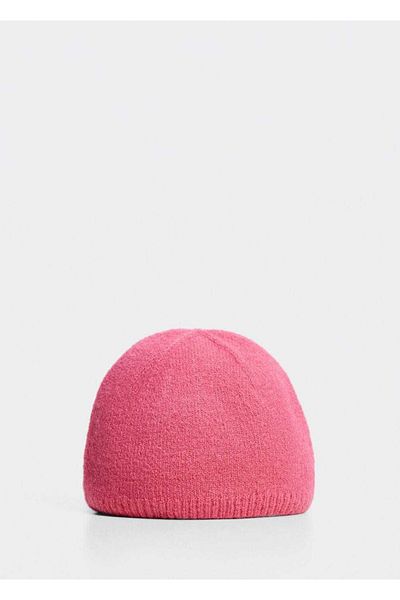 MANGO Woman Strickmütze aus Gummi