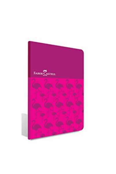 Faber Castell A5 Küçük Defter 60 Yp. Plastik Kapak Çizgisiz – Pembe