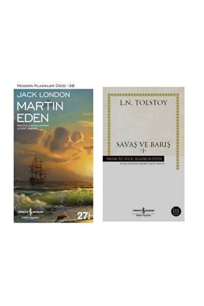 TÜRKİYE İŞ BANKASI KÜLTÜR YAYINLARI Jack London Martin Eden - Πόλεμος και ειρ...